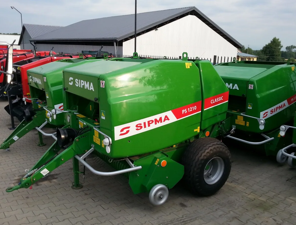 Prasa stałokomorowa SIPMA PS 1210 CLASSIC z podbieraczem i dyszlem