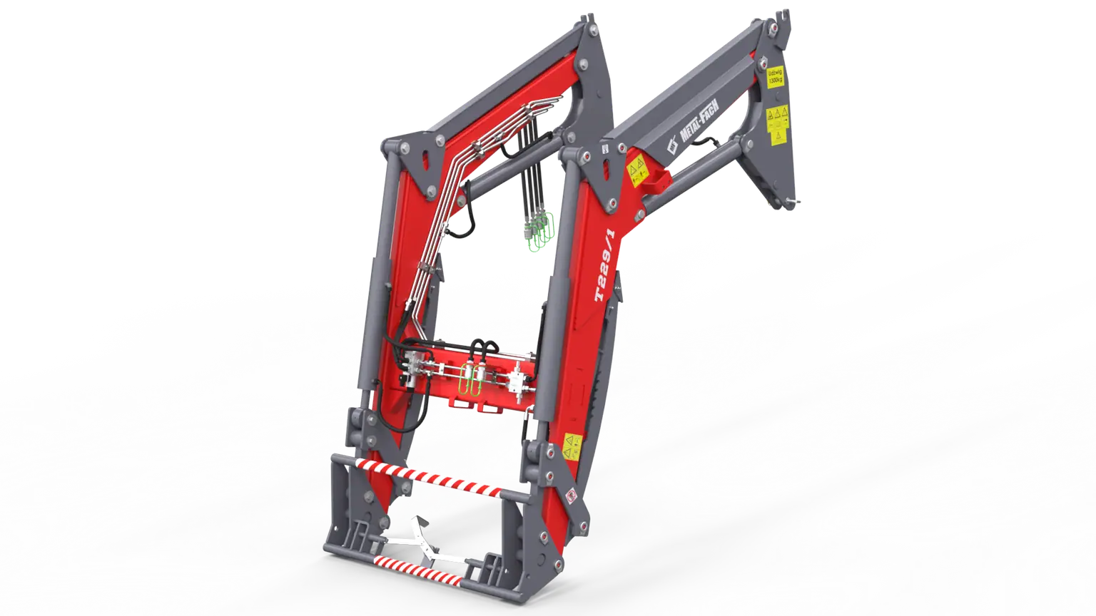 Ładowacz czołowy TUR METAL-FACH T229/1 udźwig 1300KG, zdjęcie 1