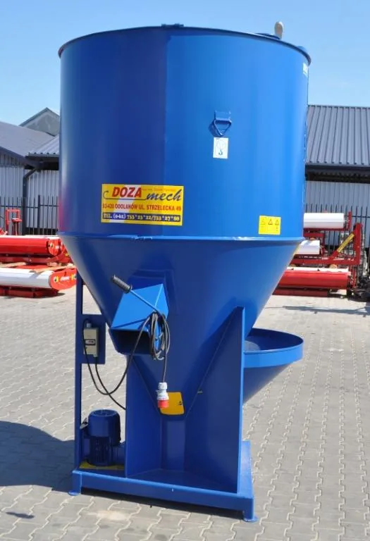 Mieszalnik pasz 500 kg 800 kg 1000 1200 1500 2000 DOZAMECH, zdjęcie 1