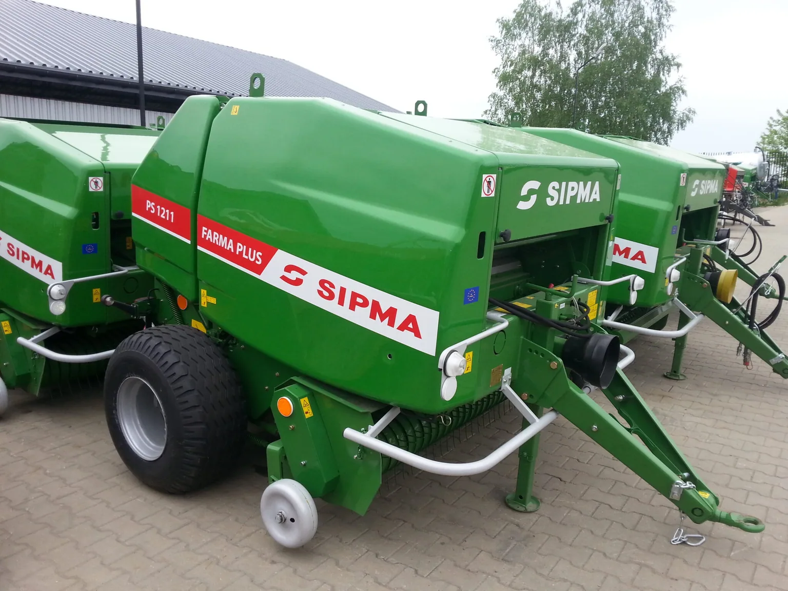 Prasa stałokomorowa SIPMA PS 1211 FARMA PLUS zwijająca, zdjęcie 1