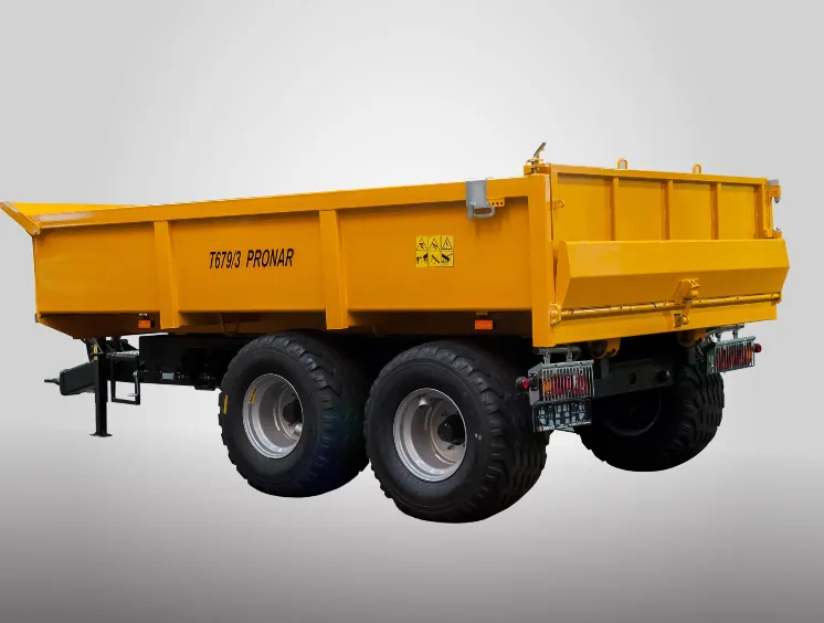 Przyczepa ciężarowa budowlana tandem PRONAR T679/3 10,4t, zdjęcie 1