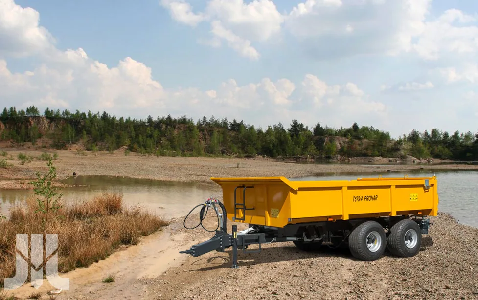 Przyczepa ciężarowa budowlana tandem PRONAR T679/4 8,4t, zdjęcie 1