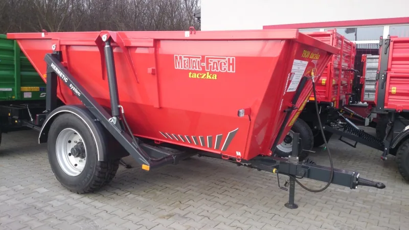 Przyczepa ciężarowa rolnicza jednoosiowa METAL-FACH T930 6t, zdjęcie 1