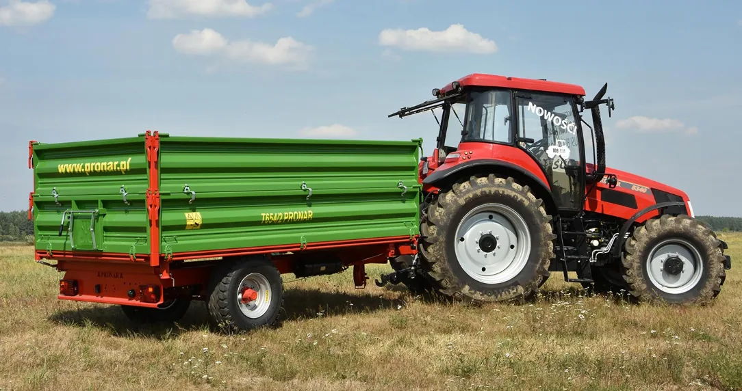 Przyczepa ciężarowa rolnicza jednoosiowa PRONAR T654/2 4,9t, zdjęcie 1