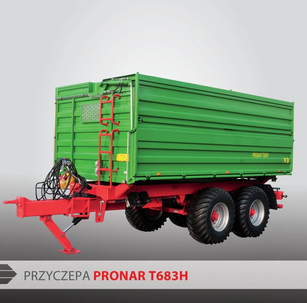 Przyczepa ciężarowa rolnicza PRONAR T683H 15,2t tandem, zdjęcie 2