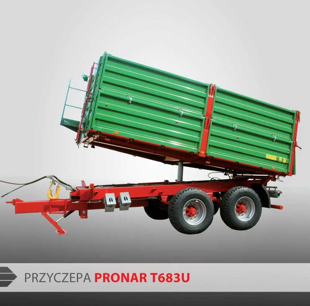 Przyczepa ciężarowa rolnicza PRONAR T683U 15,2t tandem, zdjęcie 2