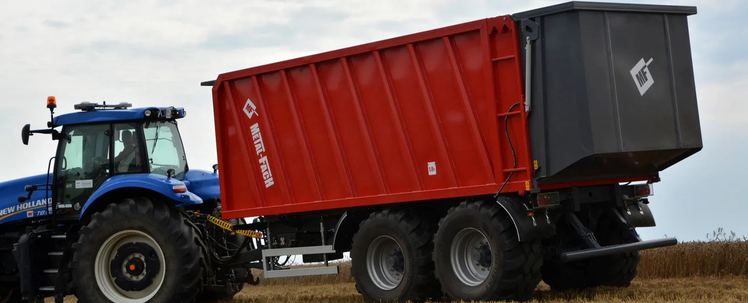 Przyczepa ciężarowa rolnicza tandem METAL-FACH T935/6 z, zdjęcie 4