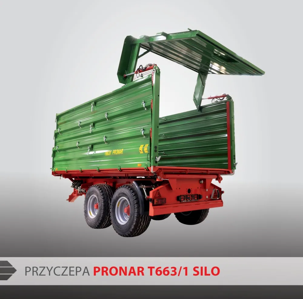 Przyczepa ciężarowa rolnicza PRONAR T663/1 T663/1/S SILO 10t, zdjęcie 4