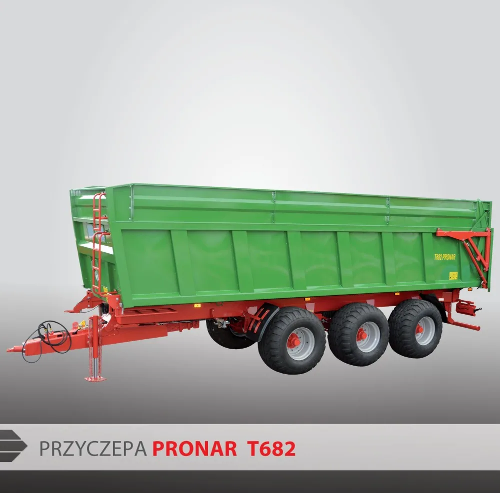 Przyczepa ciężarowa rolnicza tridem PRONAR T682 21t, zdjęcie 3