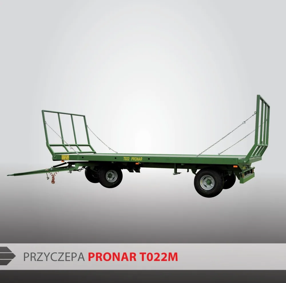 Przyczepa platformowa do bel PRONAR T022M 7,3t, zdjęcie 3