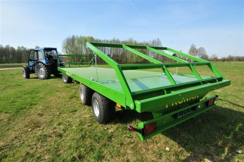 Przyczepa platformowa do bel PRONAR T023M 11,2t, zdjęcie 1