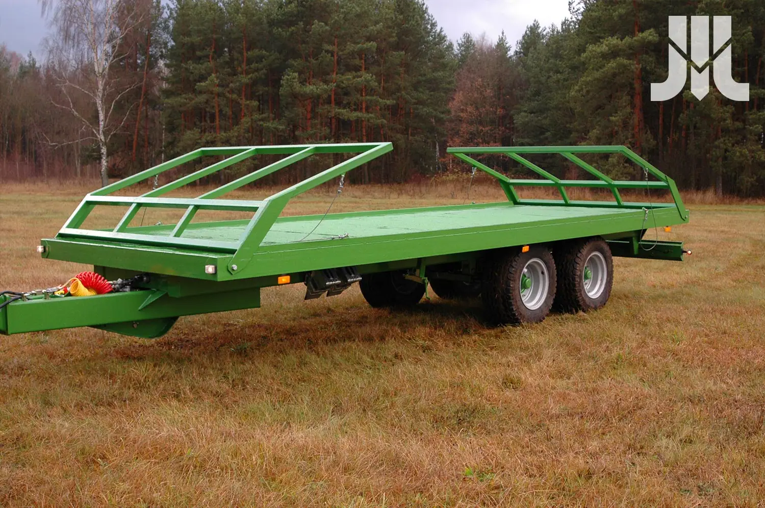 Przyczepa platformowa do bel tandem PRONAR T024 8,9T, zdjęcie 1