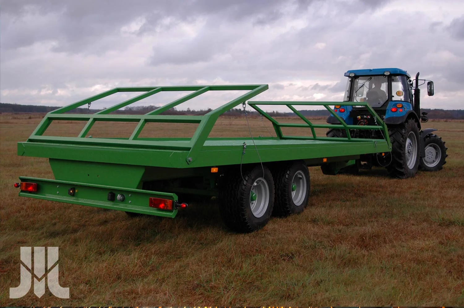 Przyczepa platformowa do bel tandem PRONAR T024 8,9T, zdjęcie 2
