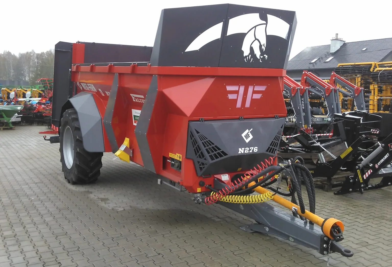 Rozrzutnik obornika METAL-FACH N276 FALCON 6t 8t 10t 12t 14t, zdjęcie 1