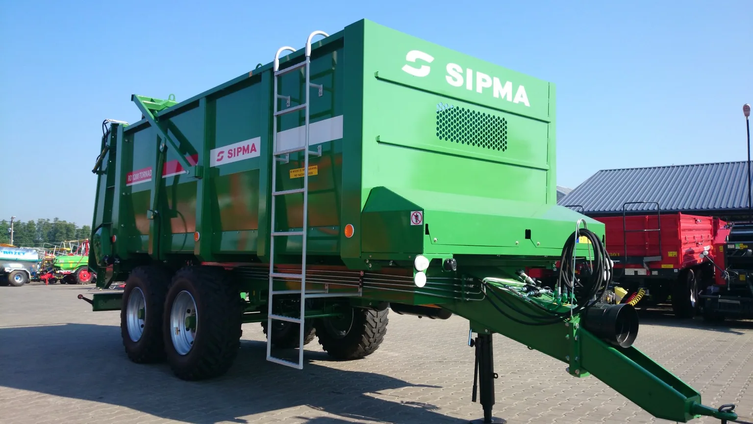 Rozrzutnik obornika SIPMA RO 1200 TORNADO 12 ton tandem, zdjęcie 1