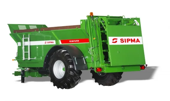 Rozrzutnik obornika SIPMA RO 800 TAJFUN 8 ton jednoosiowy, zdjęcie 3