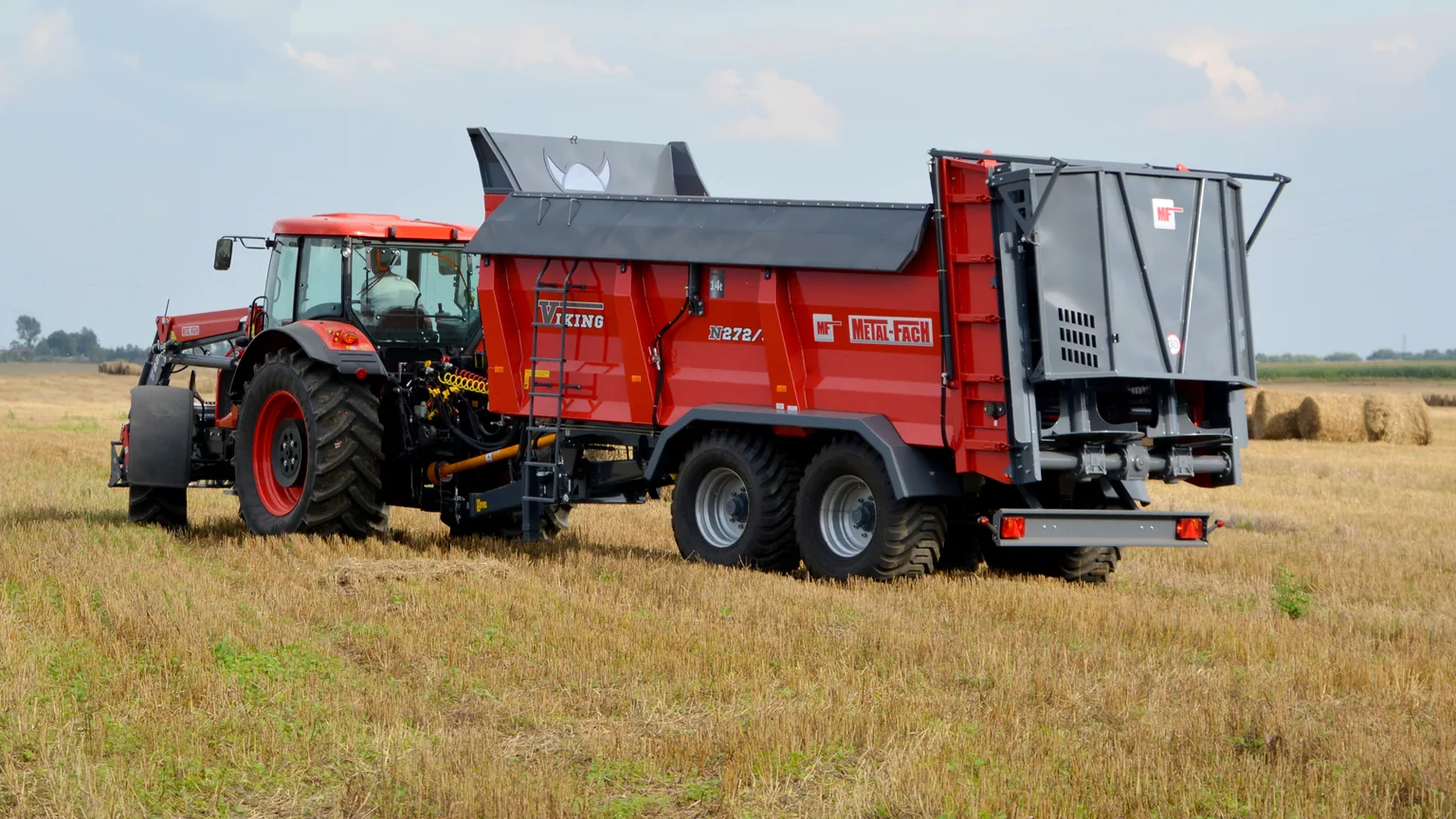 Rozrzutnik obornika tandem METAL-FACH N272/3 VIKING 14t, zdjęcie 2