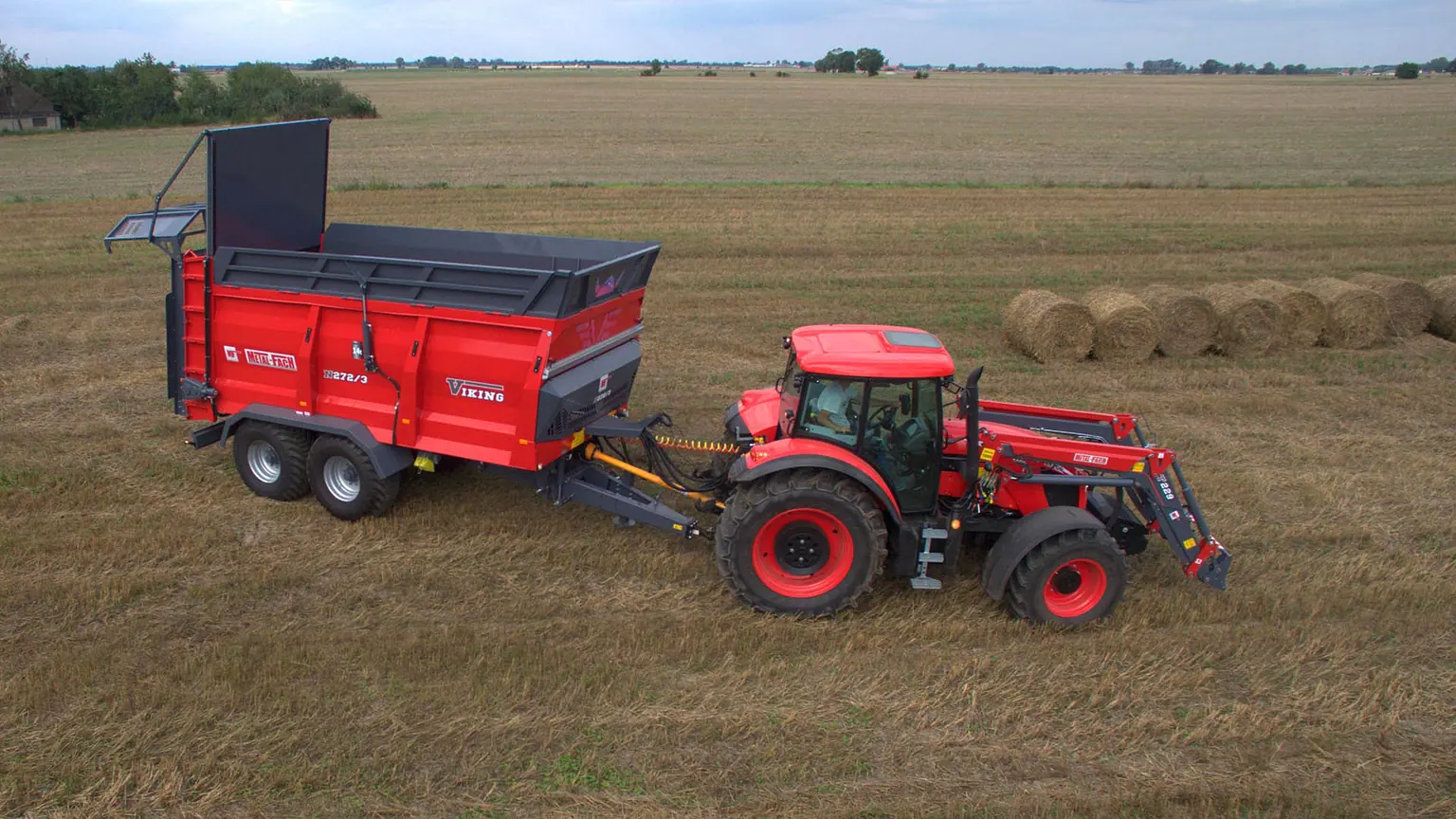 Rozrzutnik obornika tandem METAL-FACH N272/3 VIKING 14t, zdjęcie 4