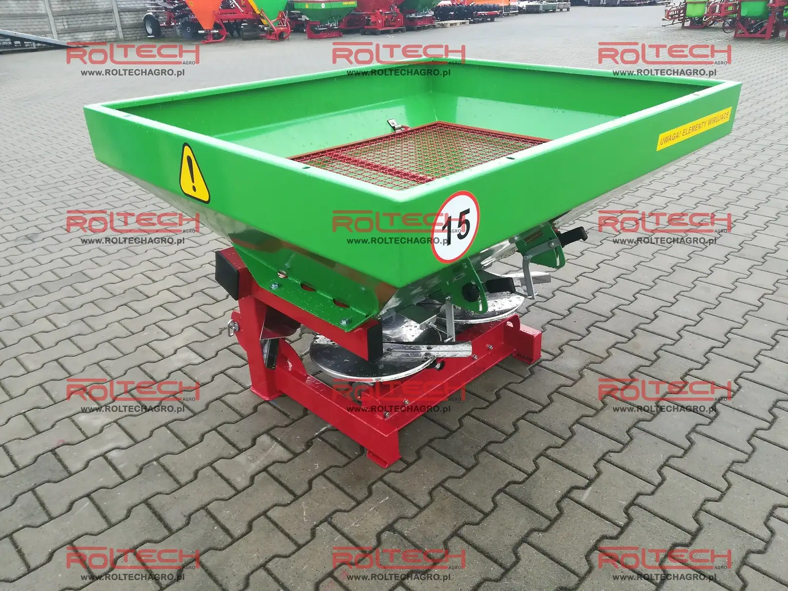 Rozsiewacz nawozów dwutarczowy PROMAR 800kg, zdjęcie 1