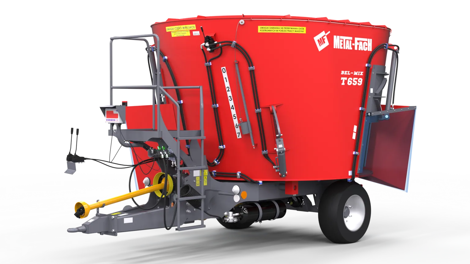 Wóz paszowy jednowirnikowy METAL-FACH T659 BELMIX 5m³ - 13m³, zdjęcie 1