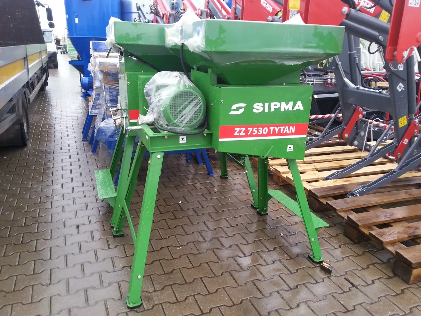 Zgniatacz ziarna SIPMA ZZ 7530 TYTAN gniotownik walcowy, zdjęcie 1