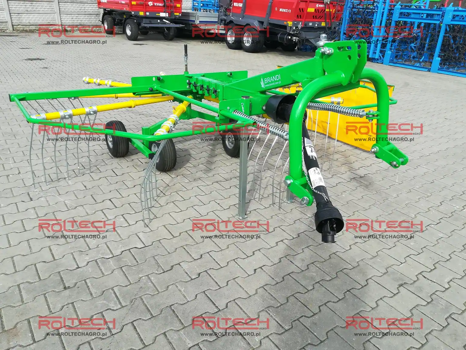 Zgrabiarka karuzelowa układ jezdny WOM BRANDI TAJFUN 3,5m, zdjęcie 1